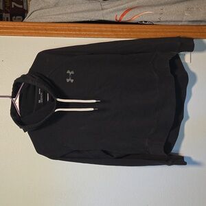 Size small black Under Armour cotton hooded sweat shirt